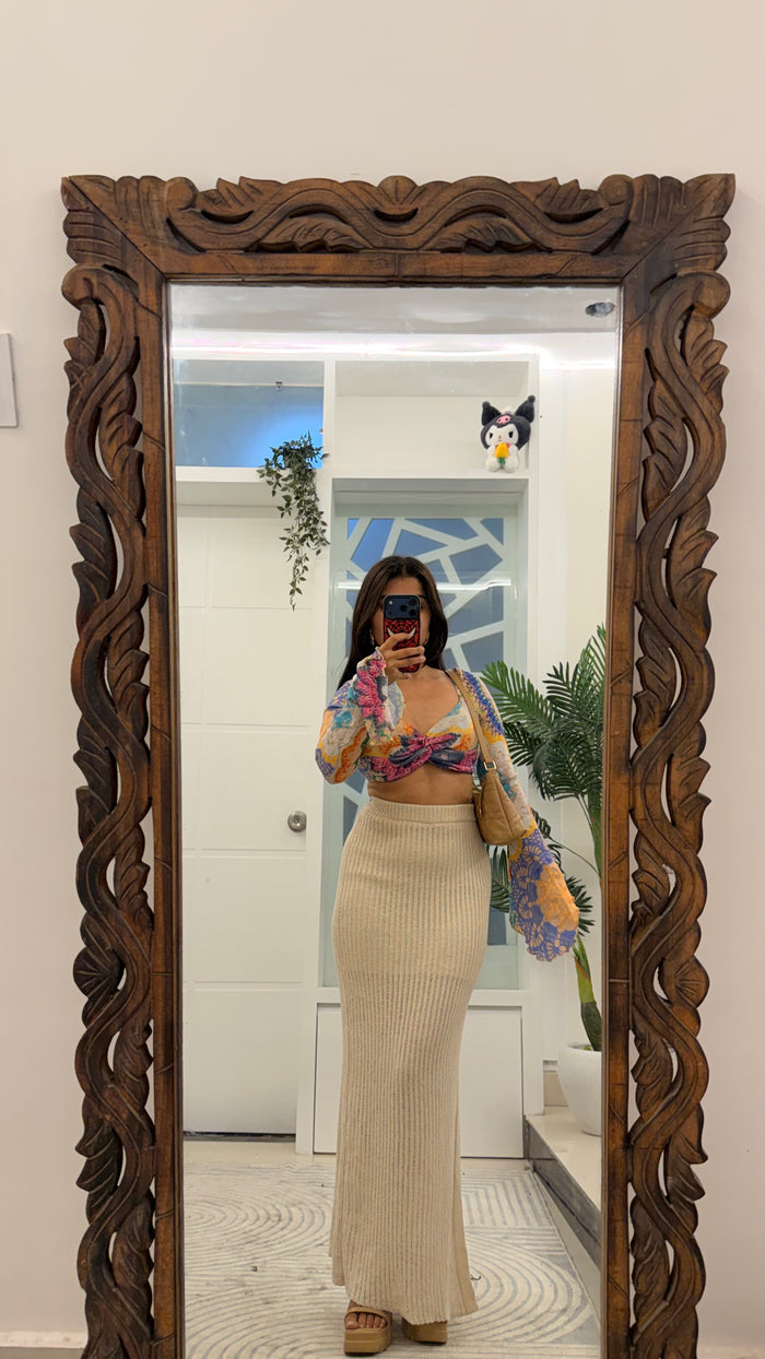53 summer crochet skirt 30-34 waist/l: 39