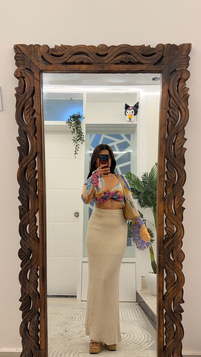 53 summer crochet skirt 30-34 waist/l: 39