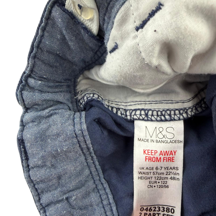 6-7 years navy brown shorts bundle