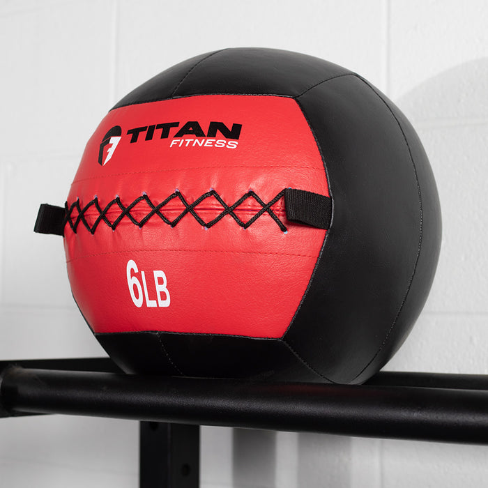 6 LB Soft Leather Medicine Wall Ball