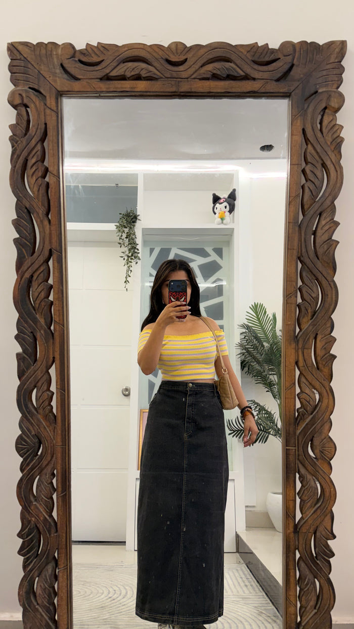 61) cute Korean skirt 34-35 waist/l:35
