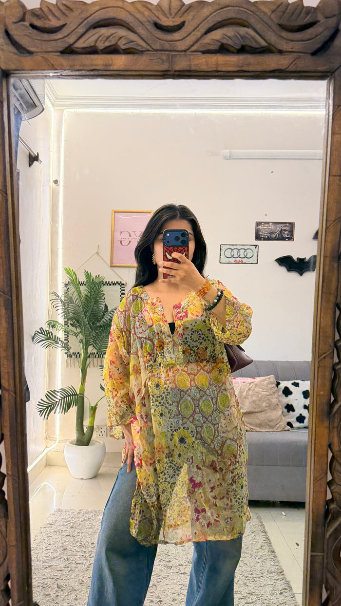 64 retro y2k kurti M-L