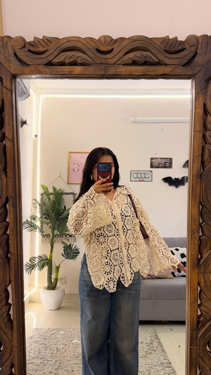 68 Cute retro top L-XL