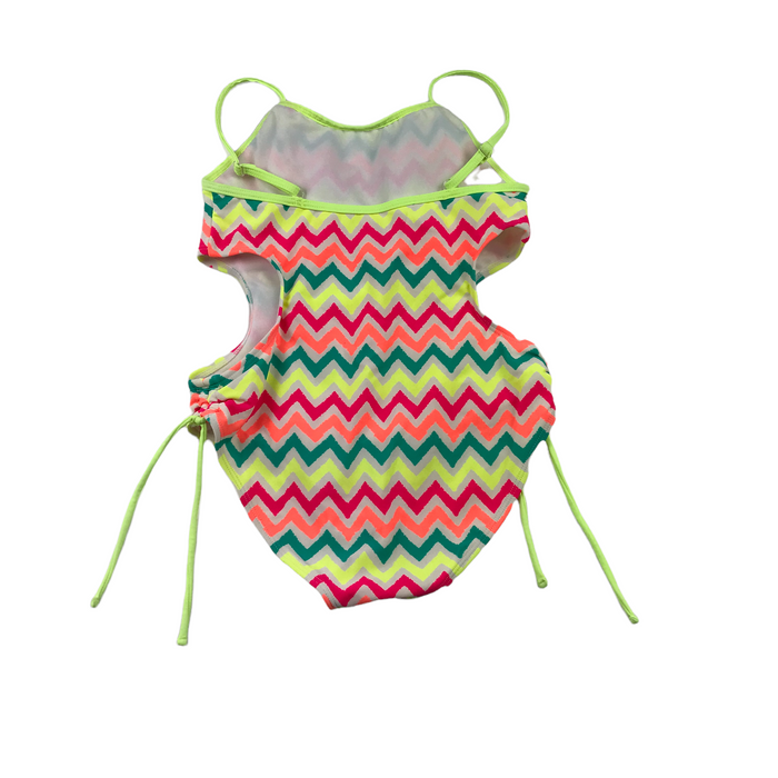 7-8 years multi-colour zig-zag swimsuit