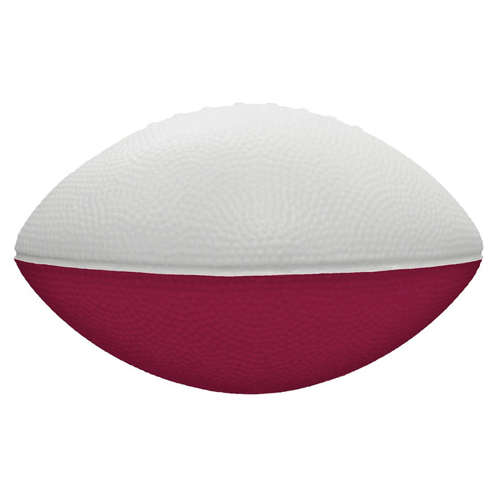 Burgundy Red/White