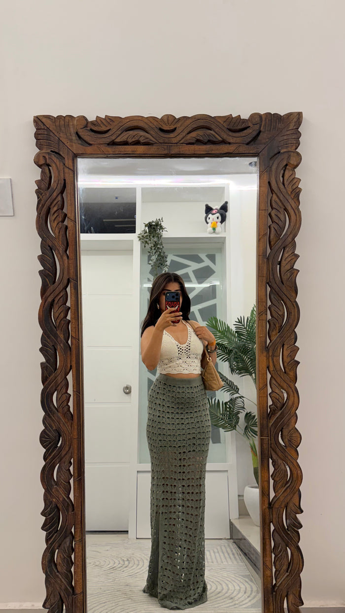 7 Pinterest Crochet Skirt 30-34 waist/l: 44