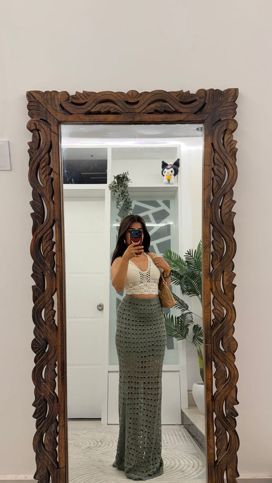 7 Pinterest Crochet Skirt 30-34 waist/l: 44