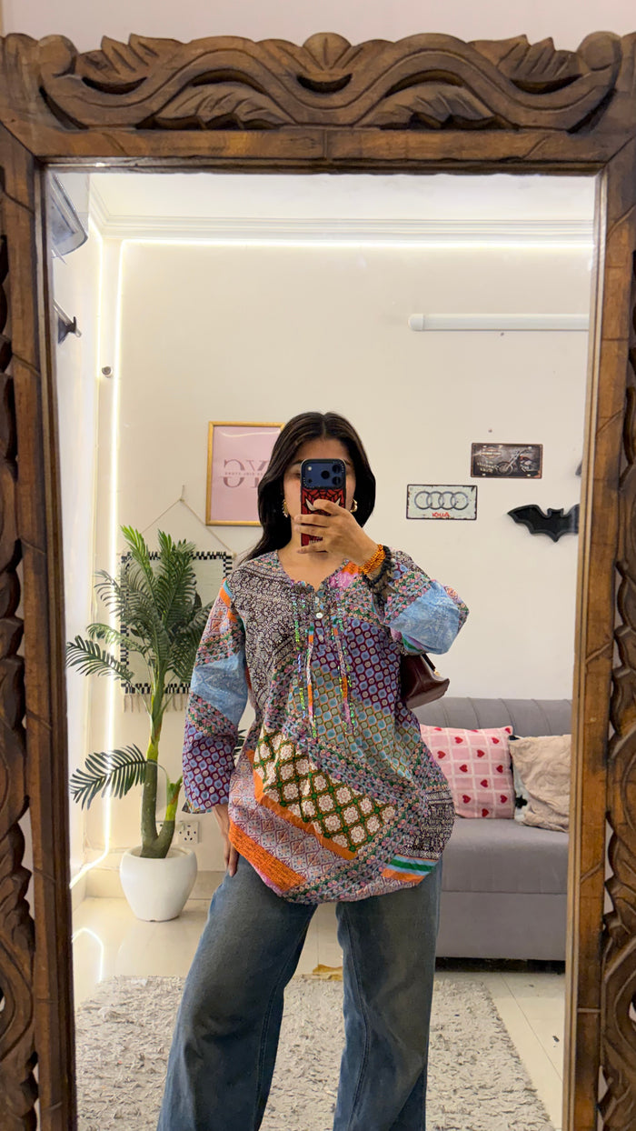 7 summer y2k kurti S-M