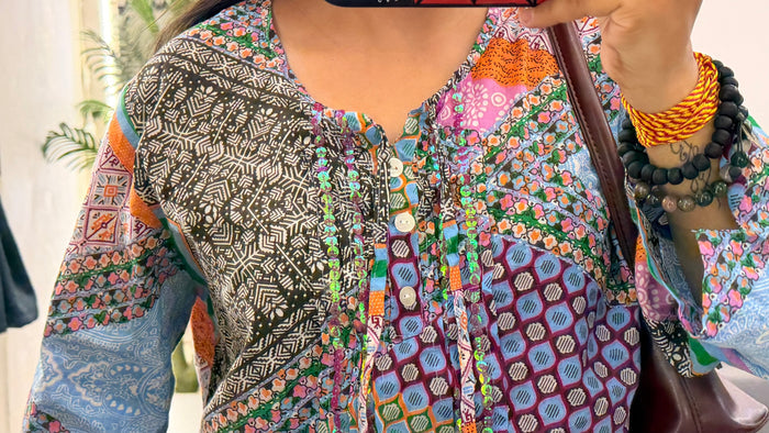 7 summer y2k kurti S-M