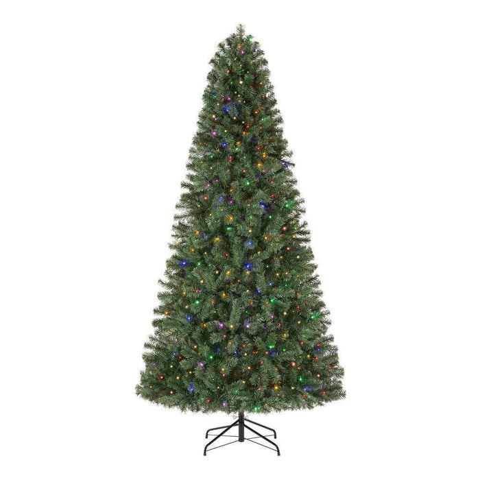 7.5 ft. Pre-Lit LED Brookside Pine Artificial Christmas Tree