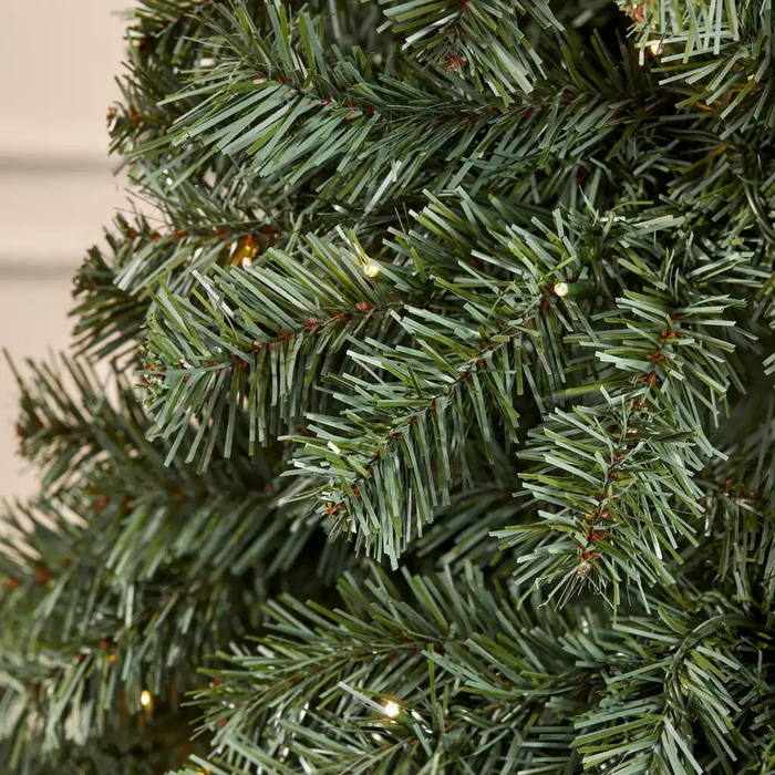 7.5 ft. Pre-Lit LED Brookside Pine Artificial Christmas Tree