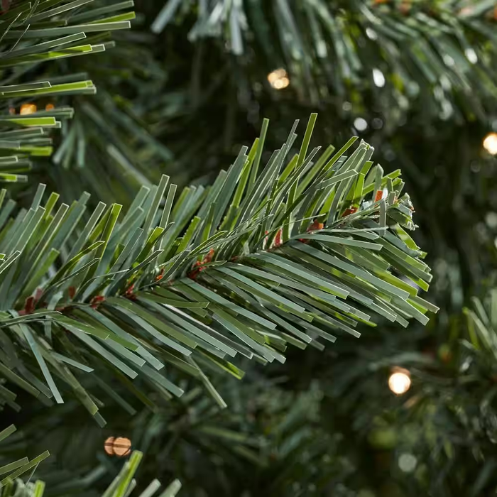 7.5 ft. Pre-Lit LED Brookside Pine Artificial Christmas Tree