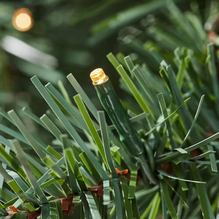 7.5 ft. Pre-Lit LED Brookside Pine Artificial Christmas Tree