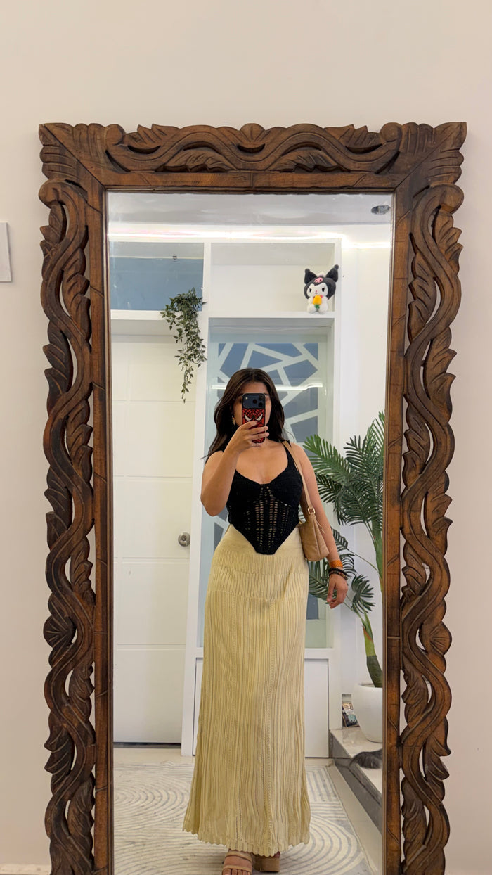 76 Summer Crochet skirt 32-36 waist/l: 36