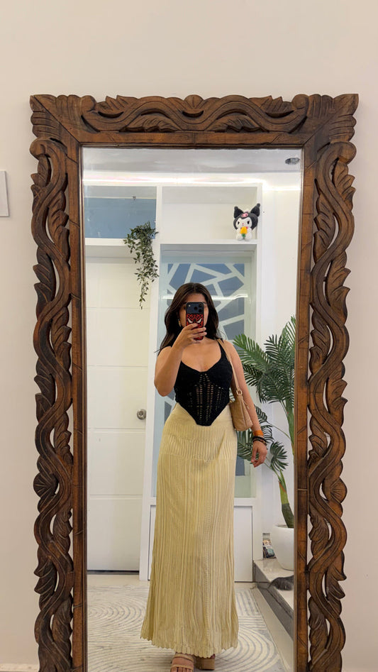 76 Summer Crochet skirt 32-36 waist/l: 36