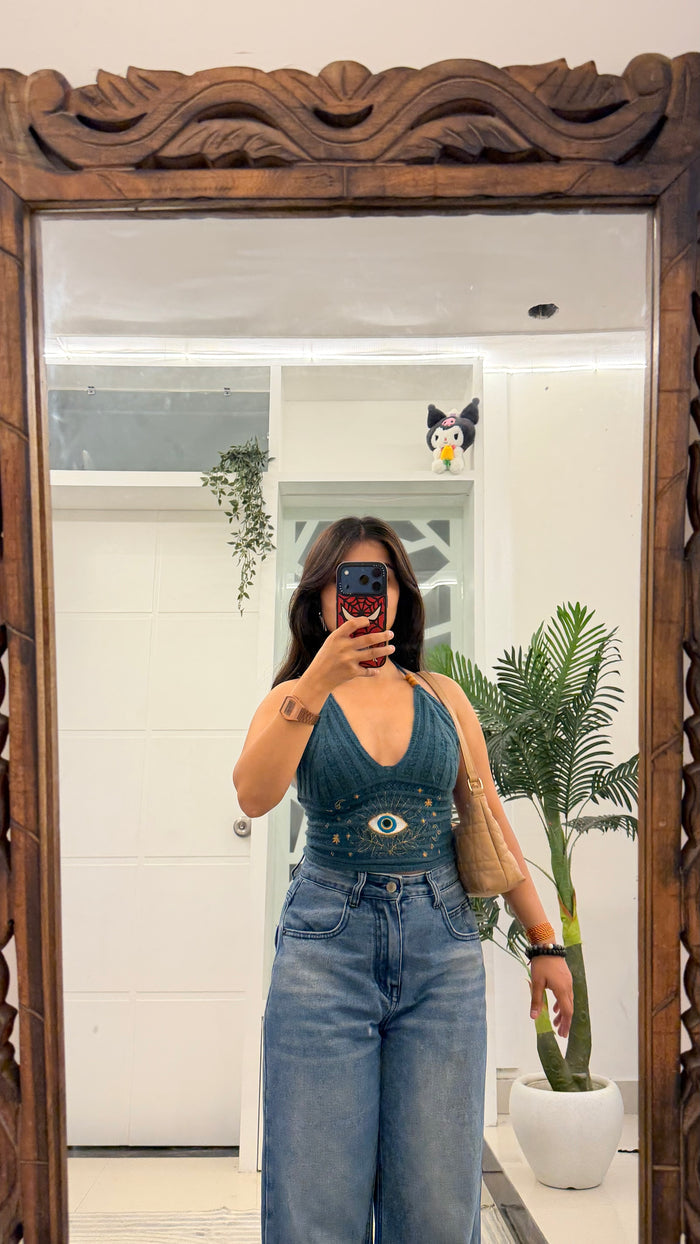 91 summer top 32-35 bust