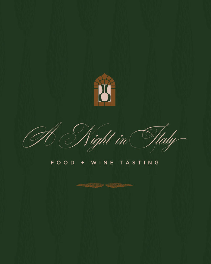 A Night in Italy Food + Wine Tasting