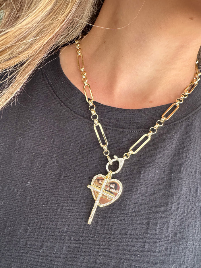 Above All Love Each Other, Peter 4:8 Necklace