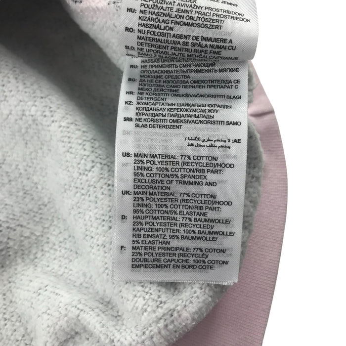 Adidas 12-13 years lilac leopard print hoodie
