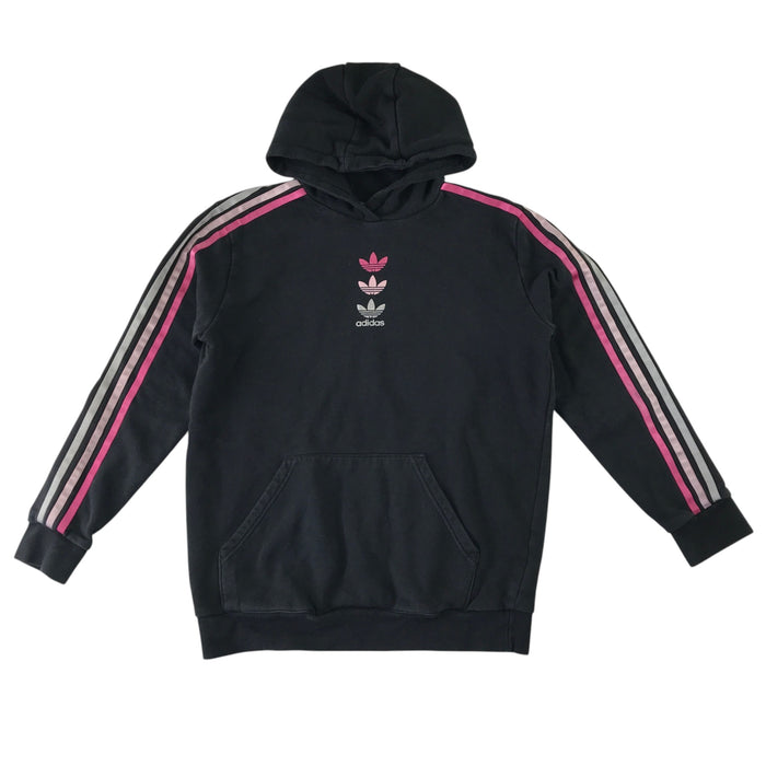 Adidas 14-15 years black hoodie cotton recycled polyester