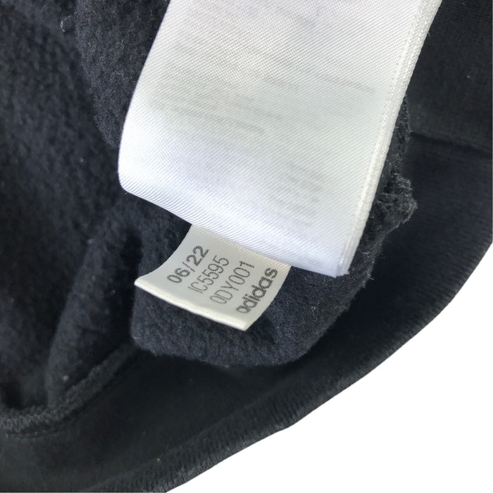 Adidas 14-15 years black hoodie cotton recycled polyester