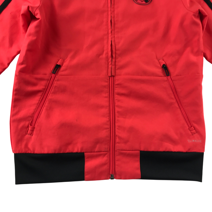 Adidas 7-8 years red jacket