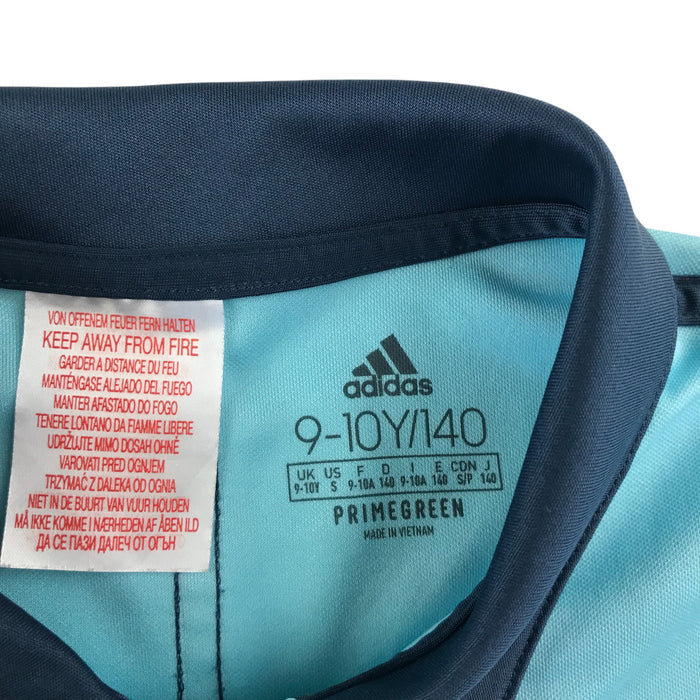Adidas 9-10 years blue sport polo