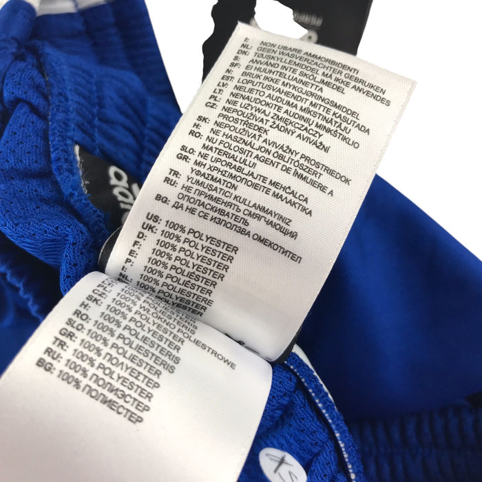 Adidas adiZero basketball shorts blue and white