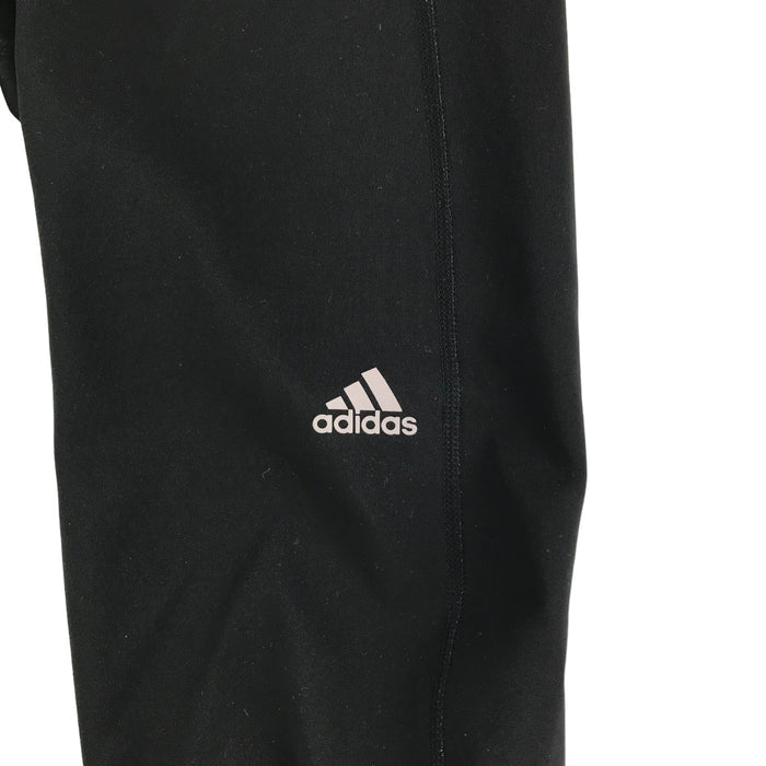 Adidas women's S black blue 3/4 legs sport leggings