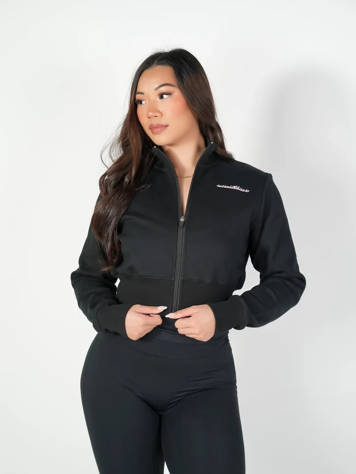 Aire Cropped Zip Up