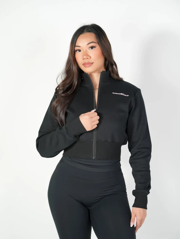 Aire Cropped Zip Up
