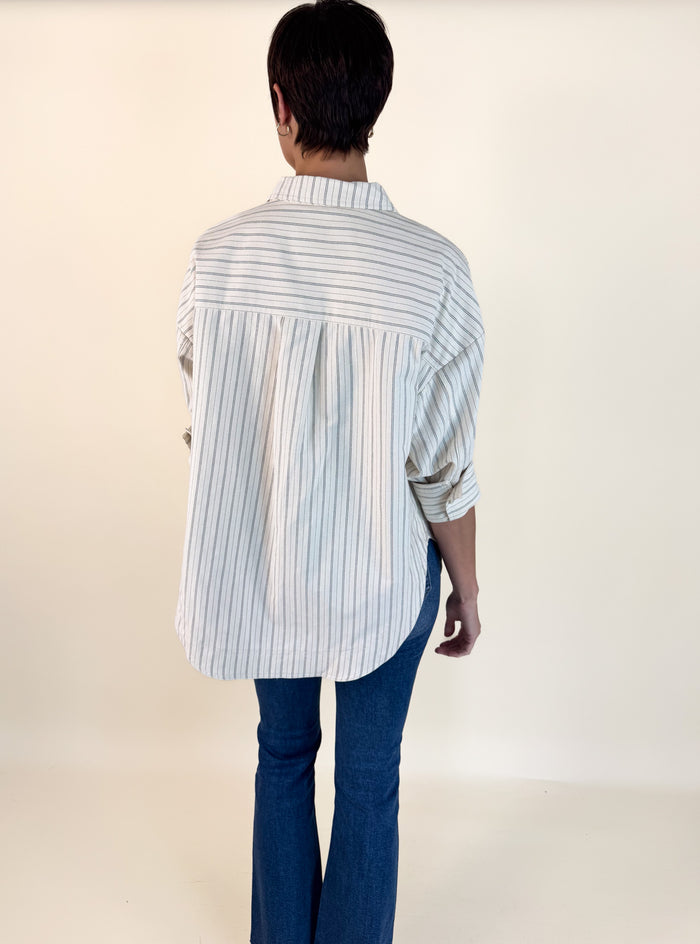 Alaina Oversized Button Down