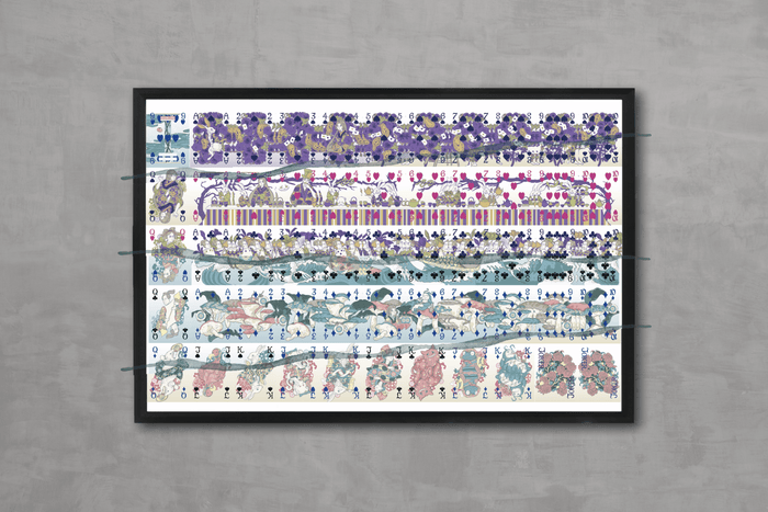 Alice's Adventures in Wonderland Playing Cards - Uncut Sheet