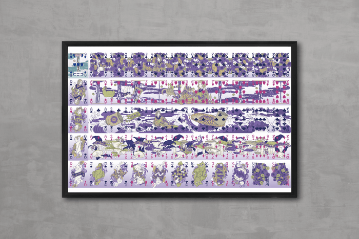 Alice's Adventures in Wonderland Playing Cards - Uncut Sheet