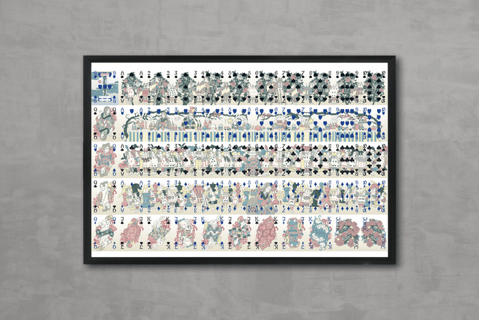 Alice's Adventures in Wonderland Playing Cards - Uncut Sheet
