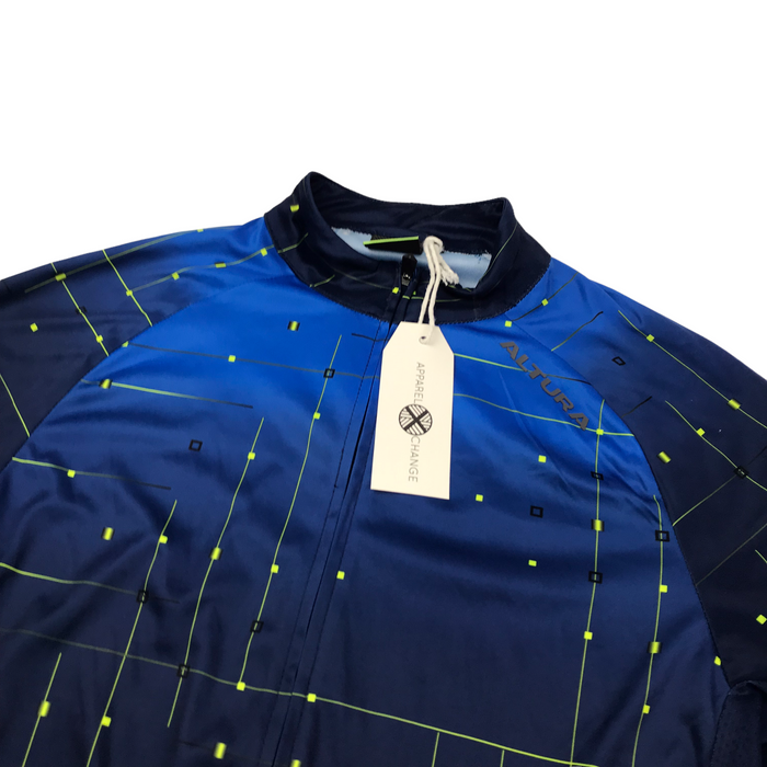 Altura men's M blue short sleeve cycling top