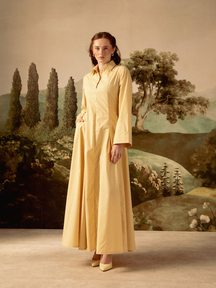 Amalfi Dress Butter Yellow