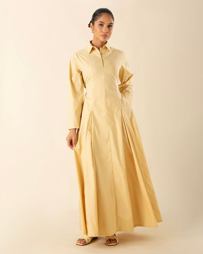 Amalfi Dress Butter Yellow