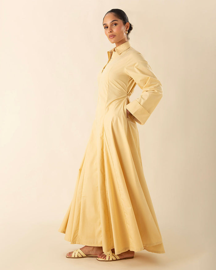 Amalfi Dress Butter Yellow