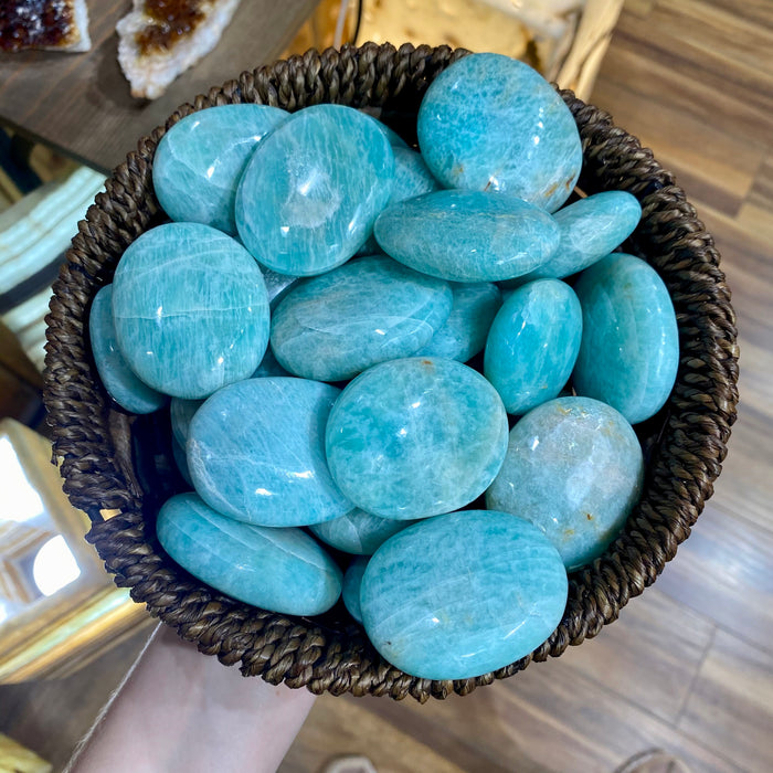 Amazonite Palm Stone