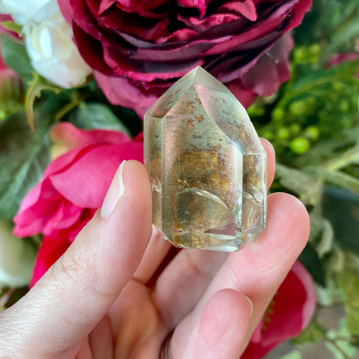 Amphibole Quartz Crystal
