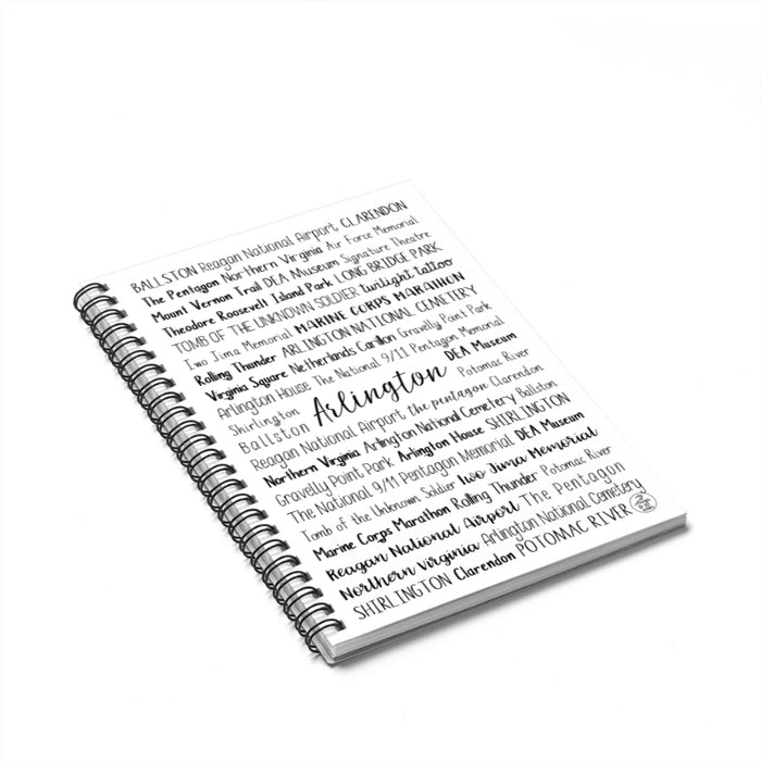 Arlington, VA Spiral Notebook