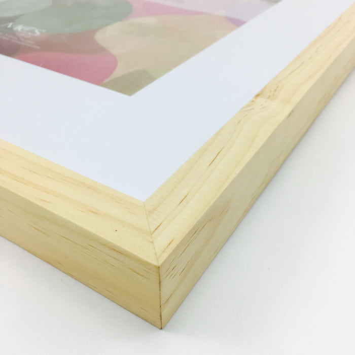 Art Shadow Box Frame • Natural Wood - by MCS Frames - K. A. Artist Shop