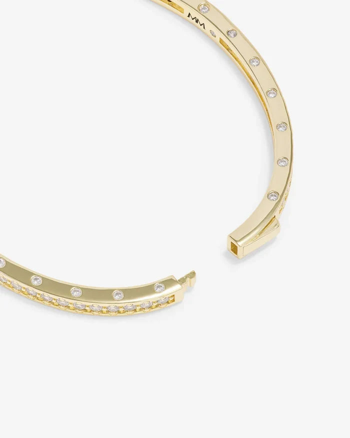 Ashely Pave Cuff 4mm