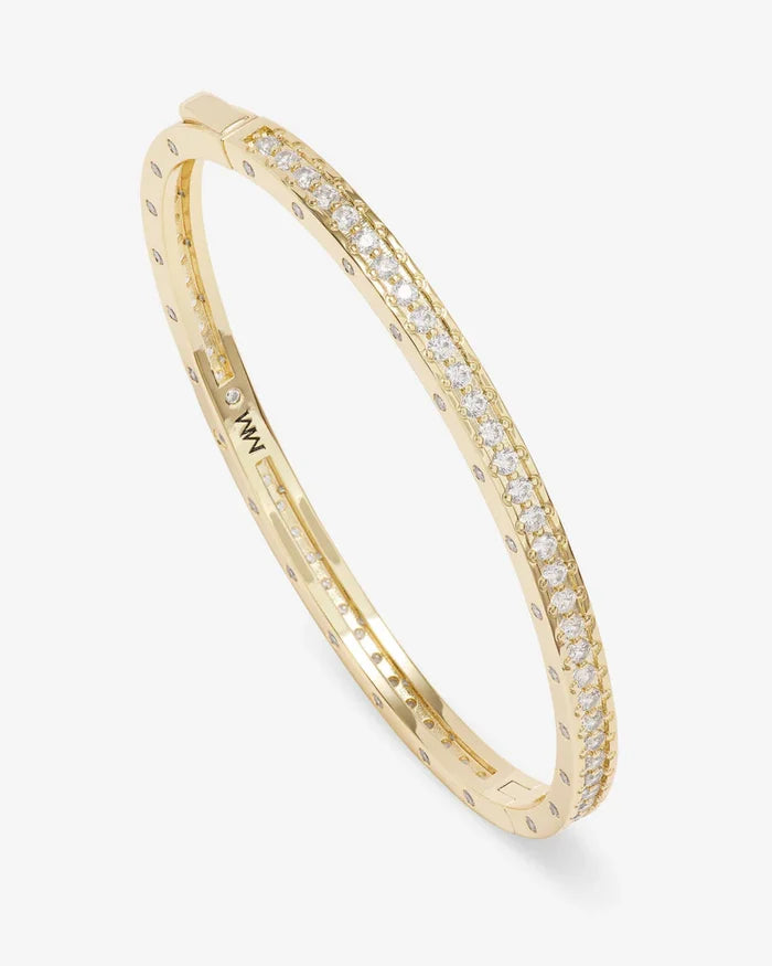 Ashely Pave Cuff 4mm