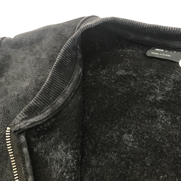 ASOS adult M charcoal grey zipped sweater