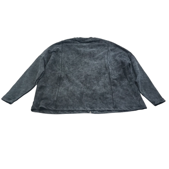 ASOS adult M charcoal grey zipped sweater