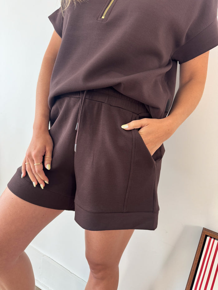 Varley Atrium High Rise Short - Coffee Bean – women's shorts