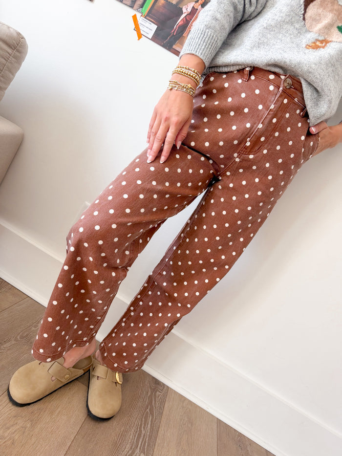 Twentifourth Autumn Polka Dot Barrel Pant – women's bottoms