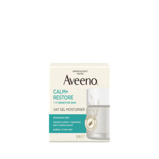 Aveeno Calm + Restore Oat Gel Moisturiser, 50ml